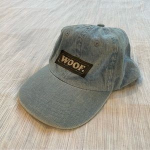 WOOF. Light Blue Denim Baseball Cap